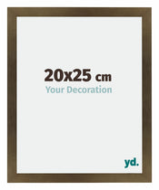 Mura MDF Bilderrahmen 20x25cm Bronze Dekor Vorne Messe | Yourdecoration.de