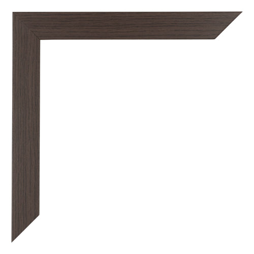 Mura MDF Bilderrahmen 20x25cm Eiche Dunkel Detail Ecke | Yourdecoration.de