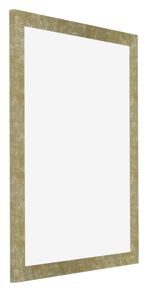 Mura MDF Bilderrahmen 20x25cm Gold Antik Vorne Schrag | Yourdecoration.de