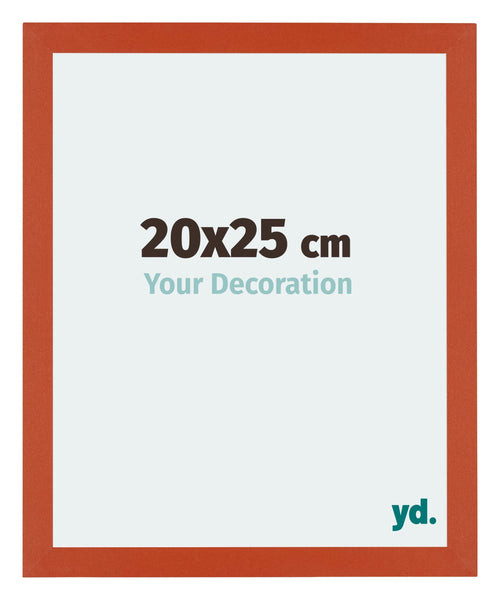 Mura MDF Bilderrahmen 20x25cm Orange Vorne Messe | Yourdecoration.de