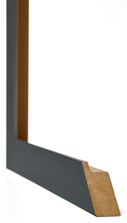 Mura MDF Bilderrahmen 20x28cm Antrazit Detail Querschnitt | Yourdecoration.de