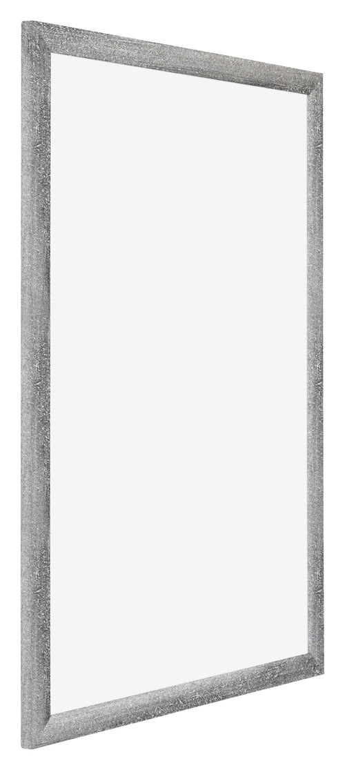 Mura MDF Bilderrahmen 20x28cm Grau Gewischt Vorne Schrag | Yourdecoration.de