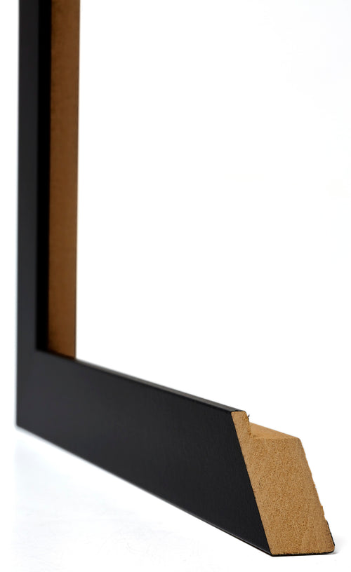 Mura MDF Bilderrahmen 20x28cm Schwarz Matt Detail Querschnitt | Yourdecoration.de