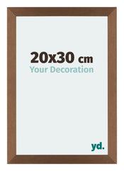 Mura MDF Bilderrahmen 20x30cm Kupfer Dekor Vorne Messe | Yourdecoration.de