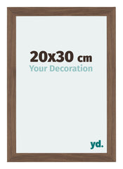 Mura MDF Bilderrahmen 20x30cm Nussbaum Dunkel Vorne Messe | Yourdecoration.de