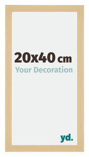 Mura MDF Bilderrahmen 20x40cm Ahorn Dekor Vorne Messe | Yourdecoration.de