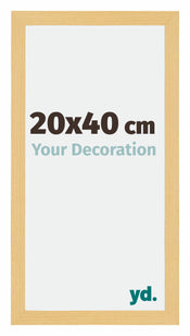 Mura MDF Bilderrahmen 20x40cm Buche Dekor Vorne Messe | Yourdecoration.de