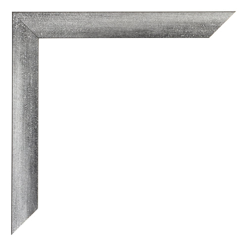 Mura MDF Bilderrahmen 20x40cm Grau Gewischt Detail Ecke | Yourdecoration.de