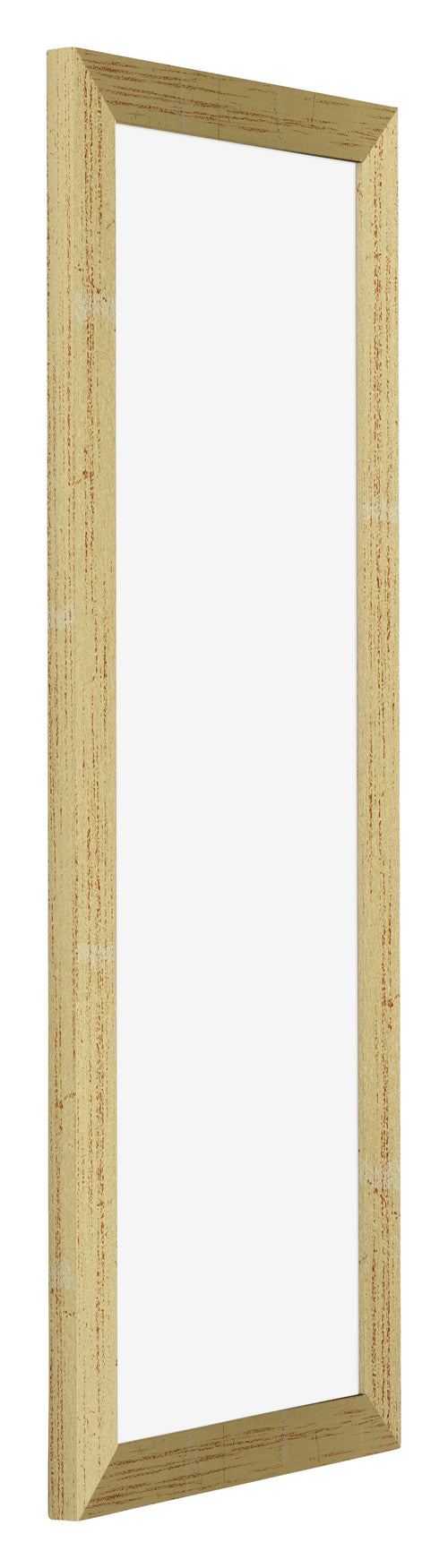 Mura MDF Bilderrahmen 20x60 Gold Glanz Vorne Schrag | Yourdecoration.de