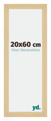 Mura MDF Bilderrahmen 20x60cm Ahorn Dekor Vorne Messe | Yourdecoration.de