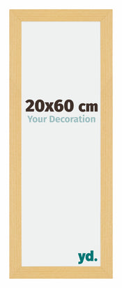 Mura MDF Bilderrahmen 20x60cm Buche Dekor Vorne Messe | Yourdecoration.de