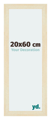 Mura MDF Bilderrahmen 20x60cm Sand Gewischt Vorne Messe | Yourdecoration.de