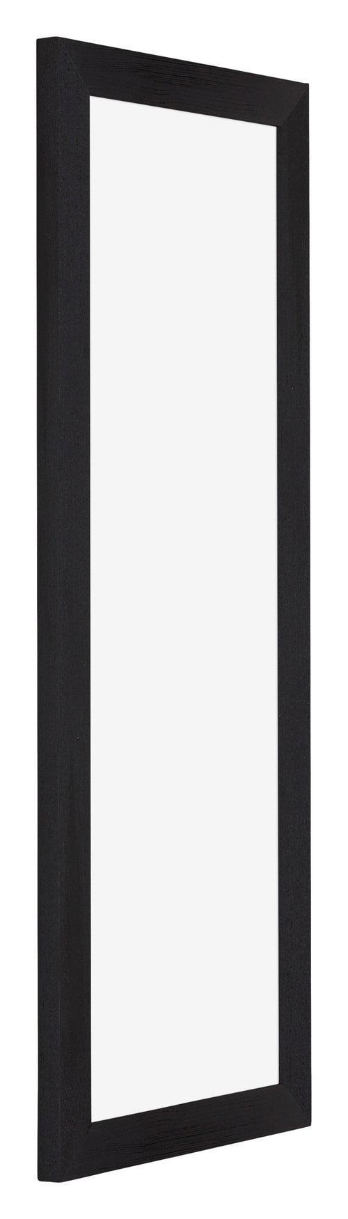 Mura MDF Bilderrahmen 20x60cm Schwarz Gemasert Vorne Schrag | Yourdecoration.de