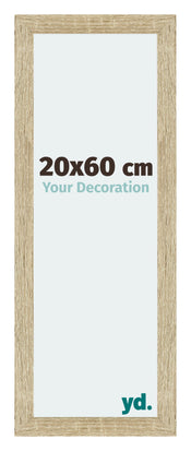 Mura MDF Bilderrahmen 20x60cm Sonoma Eiche Vorne Messe | Yourdecoration.de