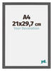 Mura MDF Bilderrahmen 21x29 7cm A4 Antrazit Messe | Yourdecoration.de