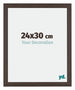 Mura MDF Bilderrahmen 24x30cm Eiche Dunkel Vorne Messe | Yourdecoration.de