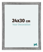 Mura MDF Bilderrahmen 24x30cm Grau Gewischt Vorne Messe | Yourdecoration.de