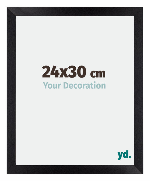 Mura MDF Bilderrahmen 24x30cm Schwarz Matt Vorne Messe | Yourdecoration.de