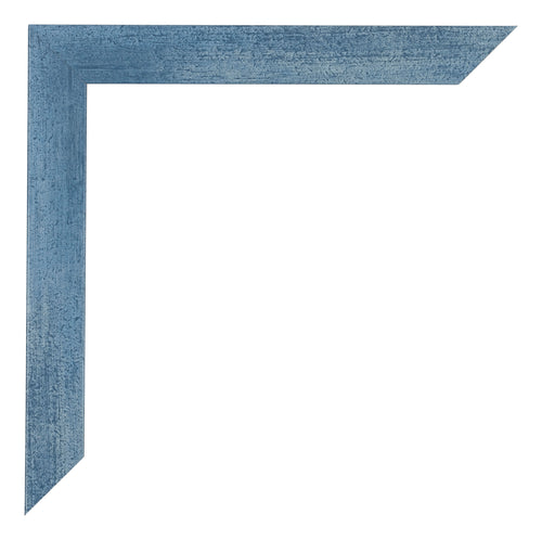 Mura MDF Bilderrahmen 24x32cm Hellblau Gewischt Detail Ecke | Yourdecoration.de