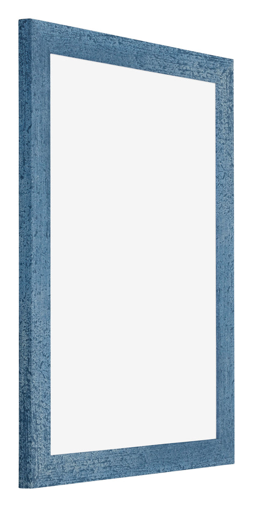 Mura MDF Bilderrahmen 24x32cm Hellblau Gewischt Vorne Schrag | Yourdecoration.de