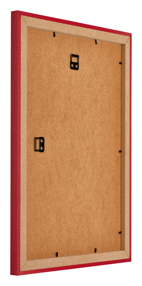 Mura MDF Bilderrahmen 24x32cm Rot Ruckseite Schrag | Yourdecoration.de