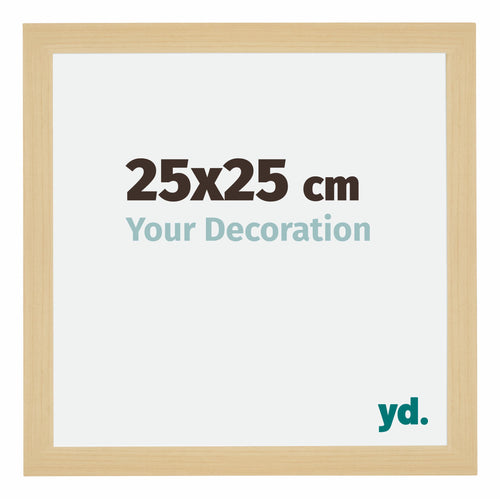 Mura MDF Bilderrahmen 25x25cm Ahorn Dekor Vorne Messe | Yourdecoration.de