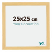 Mura MDF Bilderrahmen 25x25cm Buche Dekor Vorne Messe | Yourdecoration.de