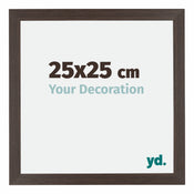 Mura MDF Bilderrahmen 25x25cm Eiche Dunkel Vorne Messe | Yourdecoration.de