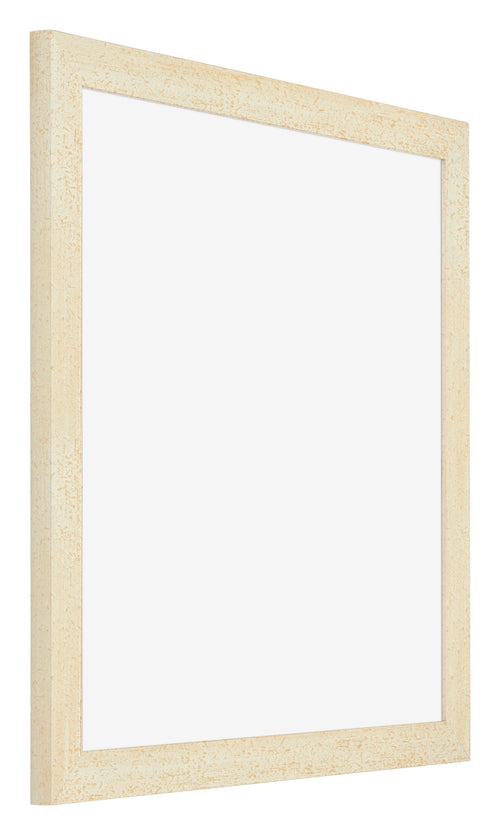 Mura MDF Bilderrahmen 25x25cm Sand Gewischt Vorne Schrag | Yourdecoration.de