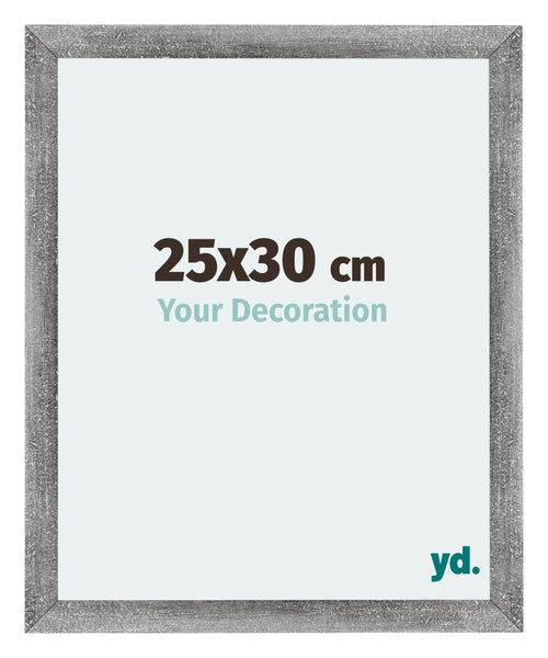 Mura MDF Bilderrahmen 25x30cm Grau Gewischt Vorne Messe | Yourdecoration.de