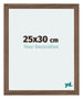 Mura MDF Bilderrahmen 25x30cm Nussbaum Dunkel Vorne Messe | Yourdecoration.de