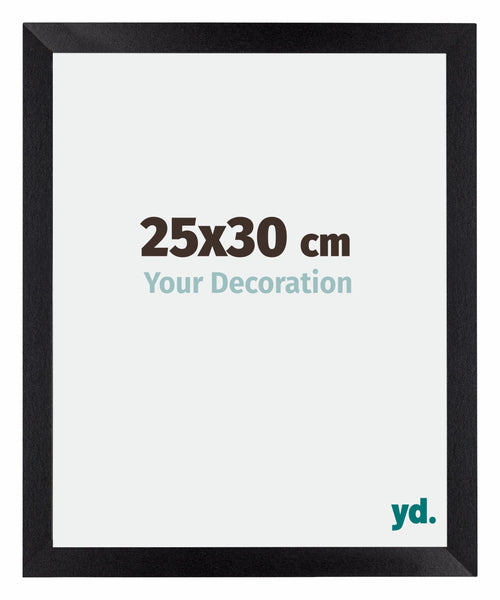 Mura MDF Bilderrahmen 25x30cm Schwarz Matt Vorne Messe | Yourdecoration.de