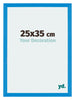 Mura MDF Bilderrahmen 25x35cm Hell Blau Vorne Messe | Yourdecoration.de