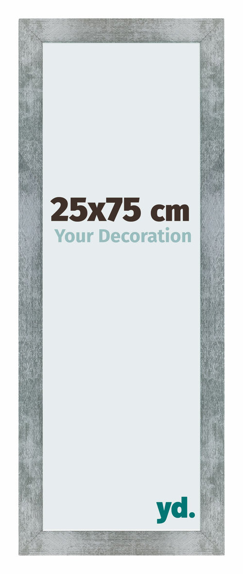 Mura MDF Bilderrahmen 25x75cm Eisen Gewischt Vorne Messe | Yourdecoration.de