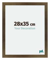 Mura MDF Bilderrahmen 28x35cm Bronze Dekor Vorne Messe | Yourdecoration.de