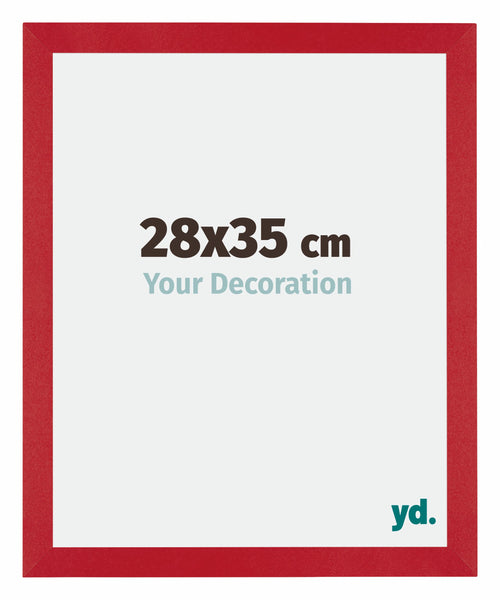 Mura MDF Bilderrahmen 28x35cm Rot Vorne Messe | Yourdecoration.de