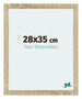 Mura MDF Bilderrahmen 28x35cm Sonoma Eiche Vorne Messe | Yourdecoration.de