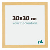 Mura MDF Bilderrahmen 30x30cm Buche Dekor Vorne Messe | Yourdecoration.de