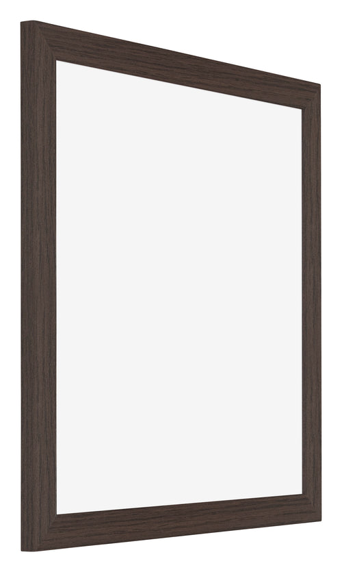 Mura MDF Bilderrahmen 30x30cm Eiche Dunkel Vorne Schrag | Yourdecoration.de