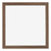 Mura MDF Bilderrahmen 30x30cm Nussbaum Dunkel Vorne | Yourdecoration.de