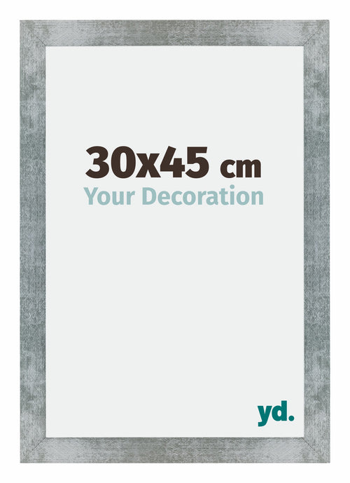 Mura MDF Bilderrahmen 30x45cm Eisen Gewischt Vorne Messe | Yourdecoration.de