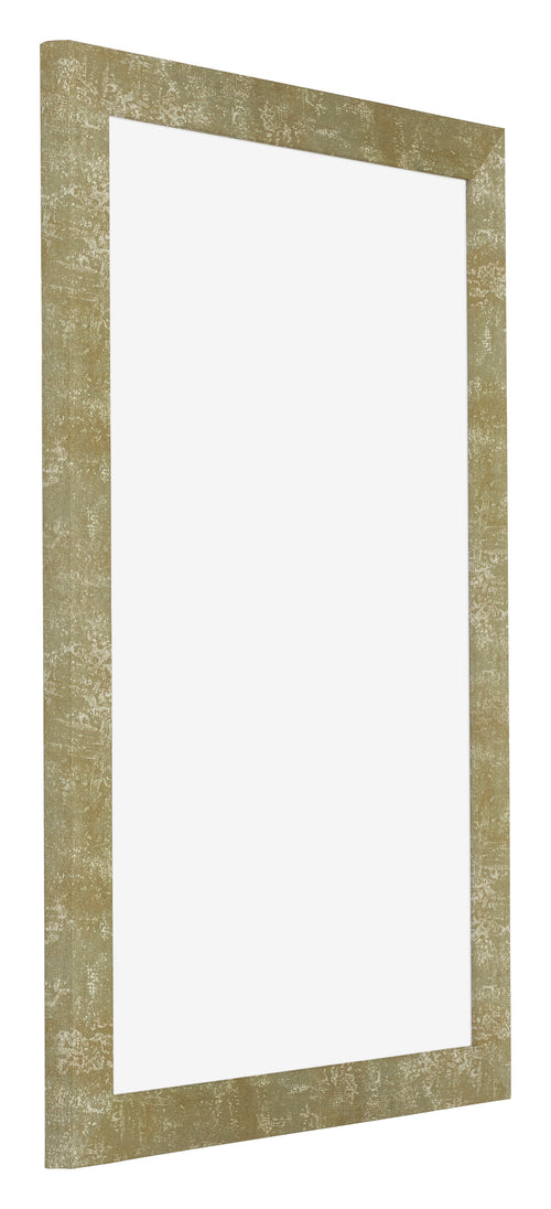 Mura MDF Bilderrahmen 30x45cm Gold Antik Vorne Schrag | Yourdecoration.de