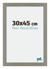 Mura MDF Bilderrahmen 30x45cm Grau Vorne Messe | Yourdecoration.de