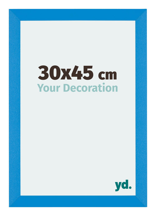 Mura MDF Bilderrahmen 30x45cm Hell Blau Vorne Messe | Yourdecoration.de