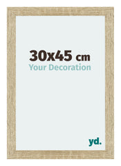 Mura MDF Bilderrahmen 30x45cm Sonoma Eiche Vorne Messe | Yourdecoration.de