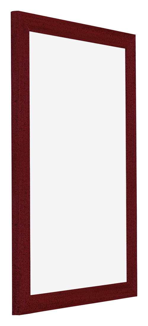 Mura MDF Bilderrahmen 30x45cm Weinrot Gewischt Vorne Schrag | Yourdecoration.de