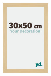 Mura MDF Bilderrahmen 30x50cm Ahorn Dekor Vorne Messe | Yourdecoration.de