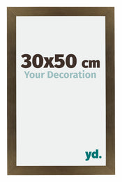 Mura MDF Bilderrahmen 30x50cm Bronze Dekor Vorne Messe | Yourdecoration.de