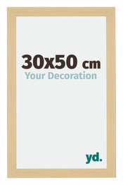 Mura MDF Bilderrahmen 30x50cm Buche Dekor Vorne Messe | Yourdecoration.de