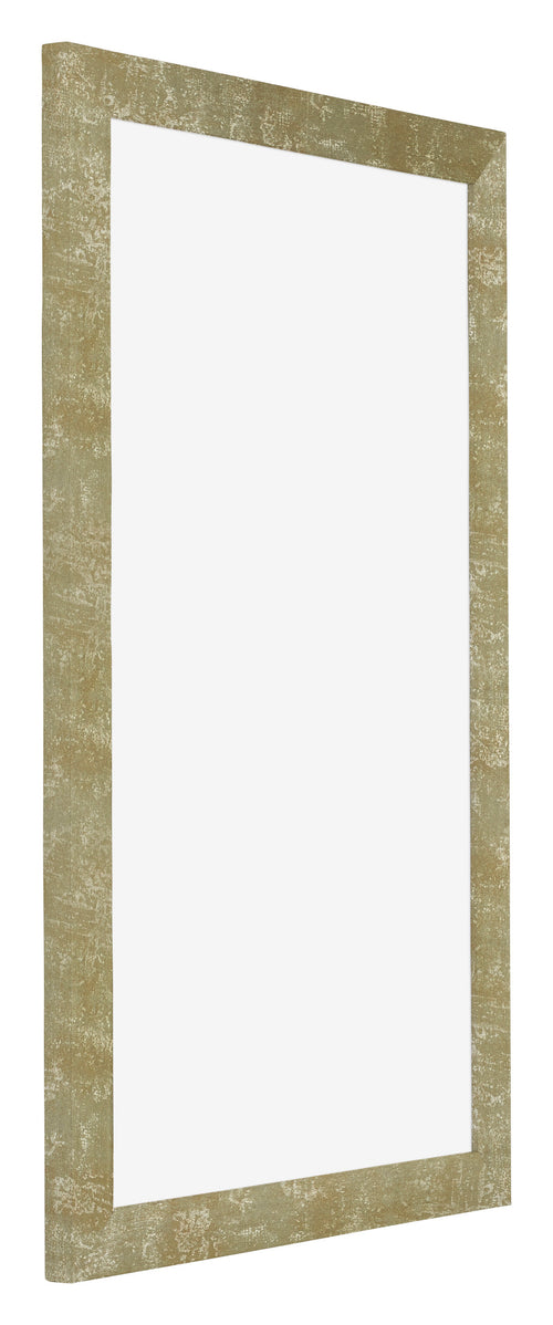 Mura MDF Bilderrahmen 30x50cm Gold Antik Vorne Schrag | Yourdecoration.de